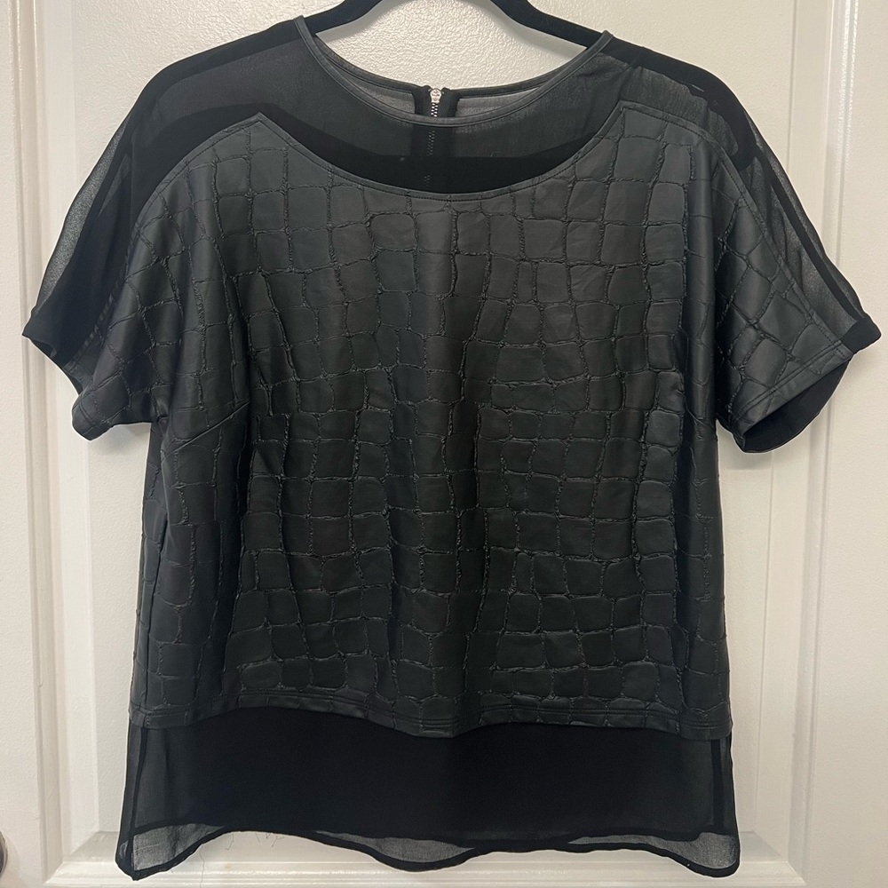 Sheer print shirt - GUESS